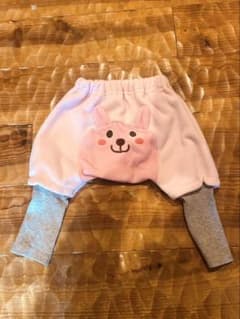 うさぎモチーフ付き ロングパンツ 95cmのサムネイル