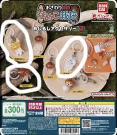 なめこ栽培キットめじるしアクセサリー2 天使なめこ、白なめこ、ななめこのサムネイル