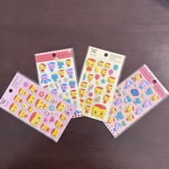 【フエキくん】ぷっくりシール 4点セット