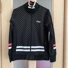 値下げ‼︎FILA フルジップパーカー BLACKのサムネイル