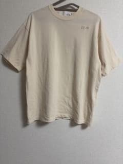 半袖Tシャツ 厚手 薄黄色 刺繍あり オーバーサイズのサムネイル
