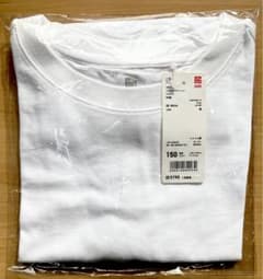 UNIQLO ホワイト Tシャツ 150 新品未開封