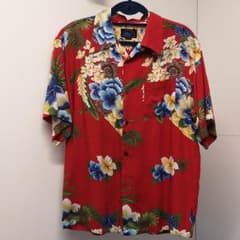 アロハシャツ 赤のサムネイル
