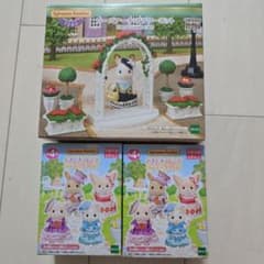 シルバニアファミリー フラワーポットとどきどきフレンズ×2のサムネイル