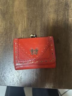 ANNA SUI 三つ折り財布 レッド がま口のサムネイル