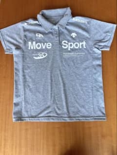 DESCENTE Move Sport ポロシャツ グレーのサムネイル