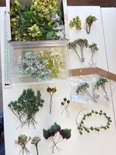 プリザーブドフラワー花材セット アジサイ 実物のサムネイル