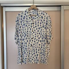 美品 WACKO MARIA ワコマリア ダルメシアン オープンシャツ 半袖 M 