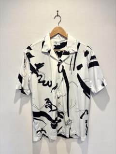 M様専用　ZARA 抽象デザイン 半袖シャツ/ Lサイズのサムネイル