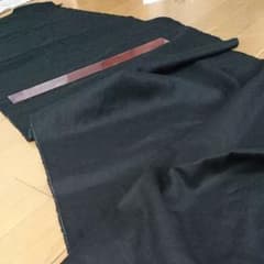 キナリさま専用になりました フレンチリネン 黒 ハギレのサムネイル