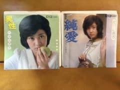 107 【当時物EP 2枚セット】片平なぎさ 純愛 異性 レコード 昭和のサムネイル
