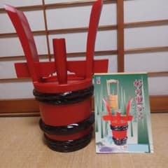 大館秋田天然杉の漆塗赤黒ツートンカラー角樽 - メルカリ