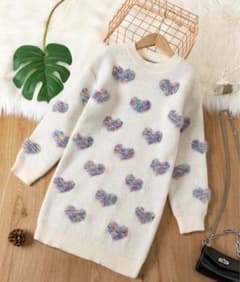 SHEIN ニットワンピース　140cmのサムネイル