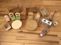 シルバニア　家具グッズ　中古品のサムネイル