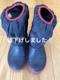 キッズブーツ　クロックスのサムネイル