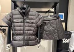 PXG ゴルフレディース 半袖ダウンジャケット スカート2点セット