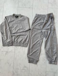 Stussy グレー セットアップ　ナイロン　トレーナー・ S Stussy グレー セットアップ ナイロン トレーナー・ S - メルカリ