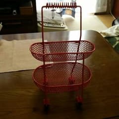 二段スチールかごのサムネイル