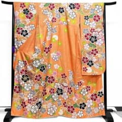金駒刺繍 振袖 身丈168 裄68 松竹梅 菊 鞠は正絹 着物 031b p - メルカリ