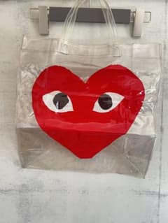 非売品　PLAY comme des garçons クリアバッグのサムネイル