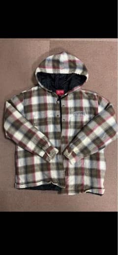 Supreme Quilted Hooded Plaid Shirtのサムネイル