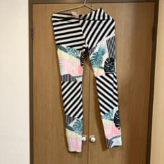 Roxy Fitness Yoga Pants, Striped Pattern