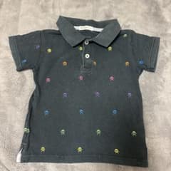 BEAMS mini カラフルスカル刺繍ポロシャツ 110のサムネイル