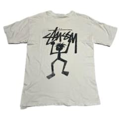 【M】OLD STUSSY シャドーマン Tシャツ ホワイト 白
