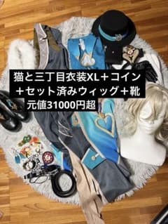 【24h以内発送】アベンチュリン猫と三丁目 衣装＋靴＋ウィッグ＋専用 24h以内発送】アベンチュリン猫と三丁目 衣装＋靴＋ウィッグ＋専用