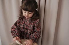 june little closet スクエアフリルロンパース 80 花柄 新品のサムネイル