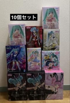 【未開封】 初音ミク　巡音ルカ　フィギュア　10個セット 初音ミク 巡音ルカ フィギュア 10体セット - メルカリ