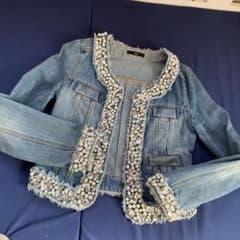 DURAS♥パール デニムジャケット Gジャンのサムネイル
