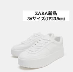 ZARA プラットフォームスニーカー 36サイズ(JP23.5cm)新品タグ付きのサムネイル