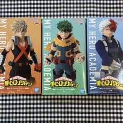 僕のヒーローアカデミア】爆豪勝己・轟焦凍・緑谷出久 フィギュア3体