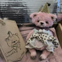 小豆仔熊 アーティストベア 海外作家様 ハンドメイド テディベア