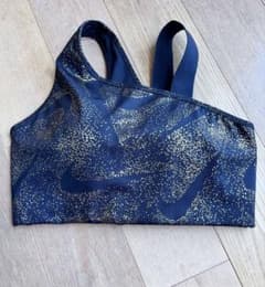 [Nike] ナイキ スポーツブラ ブラック ゴールドのサムネイル