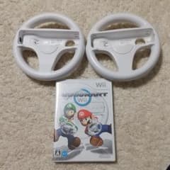 マリオカートWii ソフト&ハンドル２つのサムネイル