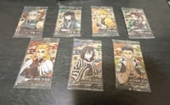 【極美品】鬼滅の刃 ウエハース カード キャラ7枚技カード3枚セットのサムネイル