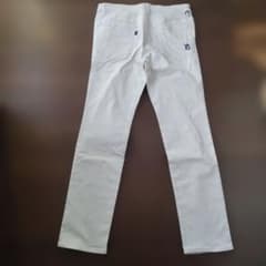 PEARLY GATES ホワイト スリムフィットパンツ サイズ6 - メルカリ