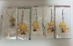 [Available for immediate purchase] Demon Slayer Zenitsu Agatsuma Lawson Rubber Strap
