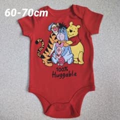 신품 미사용 Disney 곰의 푸씨/티거 롬퍼스 60-70 cm
