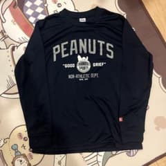 PEANUTS ネイビー 長袖Tシャツのサムネイル
