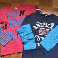 JUNK STORE 長袖カットソー とおまけ　2枚セット 130cmのサムネイル