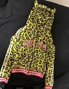 HuDieGongZhu ヒョウ柄 ジップパーカーのサムネイル