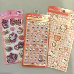 ボンボンドロップシール　ハローキティ　スパンコールパーティ　サンリオ