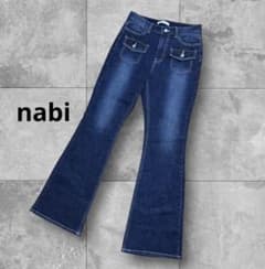 [미각]nugu nabi 프런트 포켓 부츠 컷 데님 2long 심감