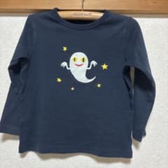 ユニクロ　ねないこだれだ　長袖カットソー ネイビー 110のサムネイル