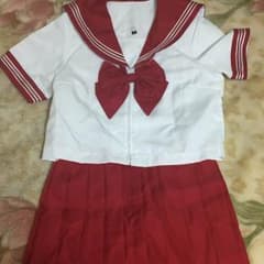 カラーセーラー服 赤のサムネイル