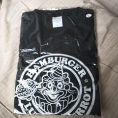 ラッキーピエロ ハンバーガーTシャツ Lサイズ 黒のサムネイル
