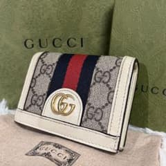 [완미품] GUCCI 캔버스 접이식 지갑 오피디아 GG 스프림